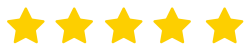Rated five out of five stars by clients
